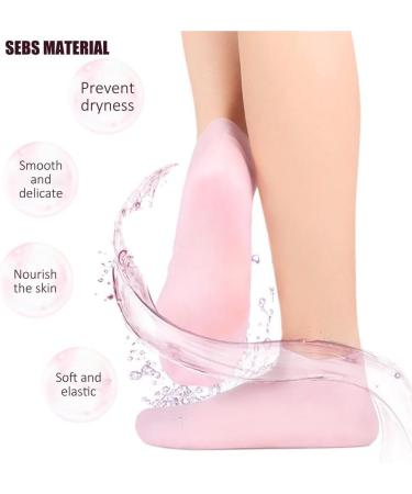 lmoikesz 3 Pairs Moisturizing Socks Multifunctional Foot SPA Pedicure Socks Anti-Drying Sock Repair Heel Protector for Woman L - Buy Online on GoSupps.com