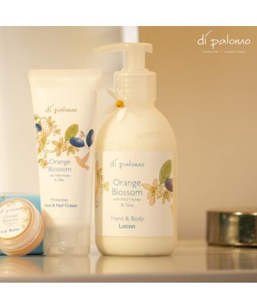Di Palomo Orange Blossom Hand and Body Lotion with Wild Honey & Olives - 225 ml | Best International Shipping - Buy Online on GoSupps.com