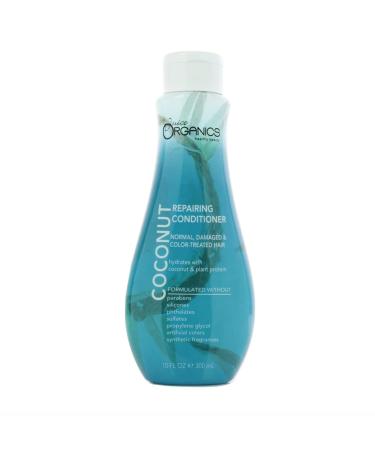 Juice Organics Repairing Conditioner  Coconut for Luxury Beauty  10 Fl Oz