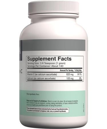 FREEDA Buffered Vitamin C Powder Gentle On Stomach Vitamin C Non-Acidic Vegan Kosher Sugar-Free for Immune Support and Seasonal Wellness 5 oz 5 Ounce (Pack of 1) - Buy Online on GoSupps.com