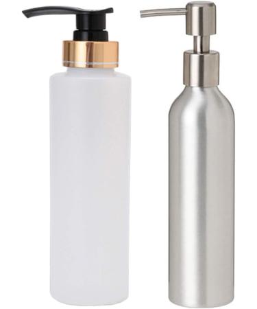 Empty Stainless Steel Container for Face 250ml Pump for Beauty Salons & Essential Oils | Etoh843 Elitzia ET31713 - Buy Online on GoSupps.com