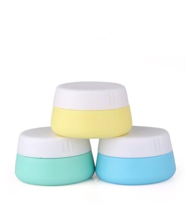 CHSEEO 3 pieces silicone trip bottle gel cans cream cans cosmetic container Nailart jar pill box for cosmetics lip balm cream cream ointments powder rhinestones jewelry #2