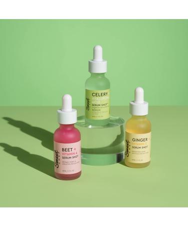 Sweet Chef Celery + Hyaluronic Acid Serum Shot - Hydrating & Brightening Vegan Serum (1 fl oz) - Buy Online on GoSupps.com