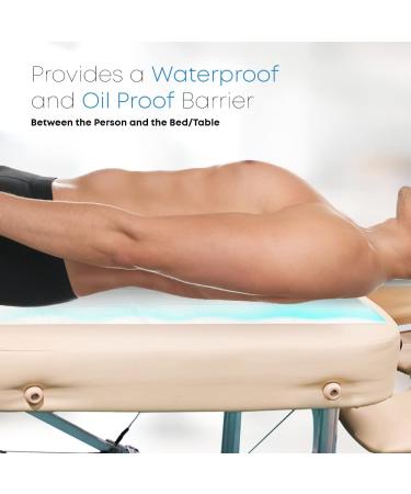 SOTAR Disposable Massage Table-Bed Sheets - 90 Count, Waterproof & Non-Woven Sanitary Flat Sheets for Home, Salon, Spa, Medical Exam Tables, Tattoo Parlors - 31.5x71 White - Buy Online on GoSupps.com