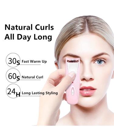 Electric Heated Eyelash Curler - Quick Heating Long-Lasting Curl & Eye Lash Perm Tool - Green Cosmetic Makeup Tool for Perfect Lashes - Buy Online on GoSupps.com