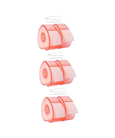 FRCOLOR 6 Rolls Double Eyelid Sticker Snap Tape Hand Held Mirror Single Sided Eyelid Tape Lift Straps Lifting Straps K Tape Lifting Belt Eye Lifter Strips Heart-shaped Double Eyelid Tape
