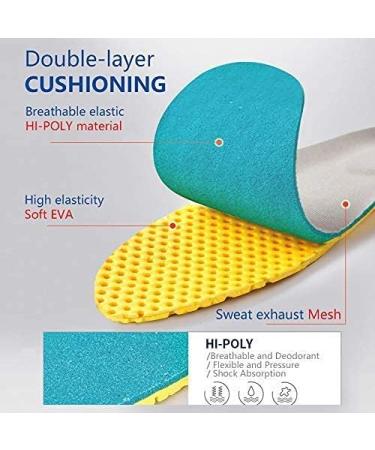 XINIFOOT 6 Pairs Men's Breathable Shoe Insoles for Work Shoes, Sneakers, Boots | US 8-12 - Buy Online on GoSupps.com