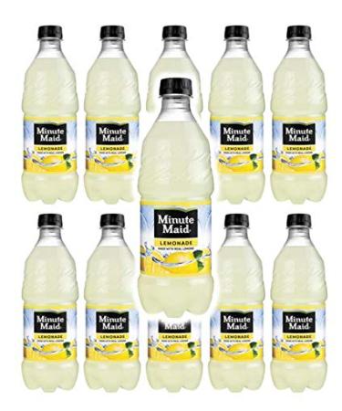 Minute Maid Lemonade 20oz bottles pack of 10 (total of 200 FL OZ)