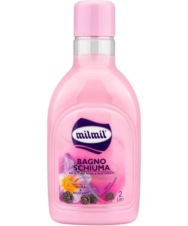  Milmil Milmil Bath Mousse Blackberry & Musk Fragrance Practical Format Convenience Dermatologically Tested - 3 x 2000 ml - Buy Online on GoSupps.com