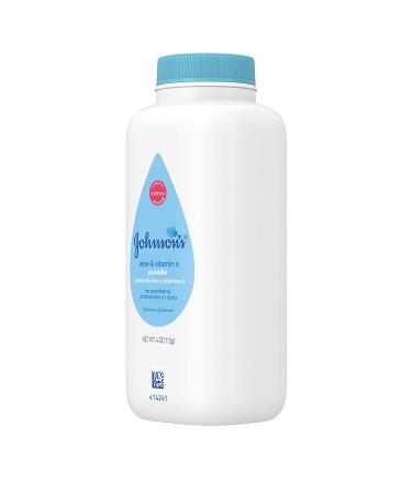 JOHNSON'S Baby Powder Soothing Aloe & Vitamin E 4 oz - Pack of 2 - Buy Online on GoSupps.com