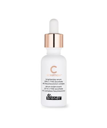 Dr. Brandt Bright This Way C Scription - Ultra-Concentrated Fast Absorbing Vitamin C Serum - Brighten Tone Reduce Wrinkles Protect from Free Radicals - 1 fl oz / 30 ml