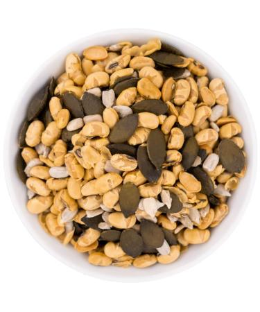 Landgarten Protein-Rich Snack Mix | Roasted & Salted Soybeans Sunflower & Pumpkin Seeds | 50g | Healthy International Shipping - Buy Online on GoSupps.com