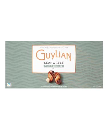 Guylian Seahorses Belgian Chocolates Original Praline 32 Chocolates 336g - Last Minute Gifts For Mum & Dad Chocolate Gifts For Women & Men Suitable For Vegan