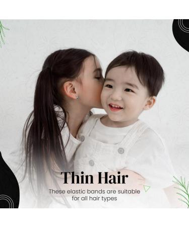 3000 Pcs Black Mini Elastic Hair Bands - Hair Ties & Bobbles for Women and Girls - Buy Online on GoSupps.com