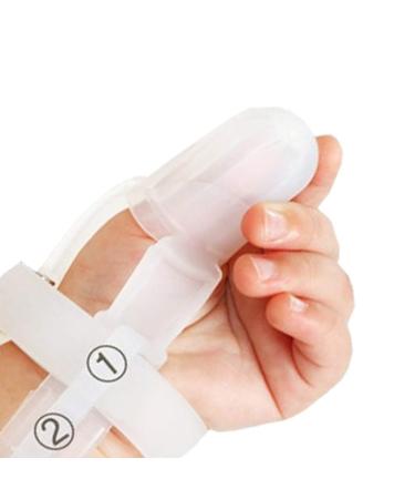 Deanyi non -toxic silicone children finger protection baby wrist tape treatment kit for stop thumb litter | random color baby product