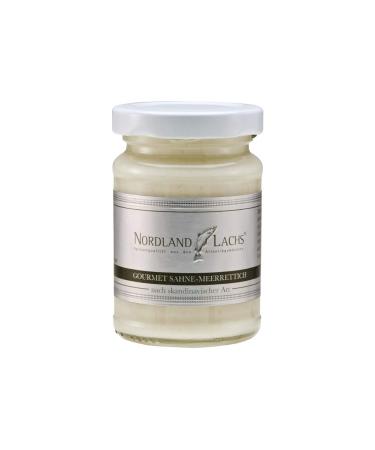 Nordland-Lachs 6 Glasses Gourmet Sahne-Merberettich | Perfect for Smoked Salmon Seafood & Grilled Dishes | Scandinavian Flavor Delights - Buy Online on GoSupps.com