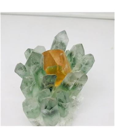 Crystal Rough Natural Crystal Rough Stone Crafts Natural Green Ghost Phantom Quartz Crystal Cluster Rock Stones and Crystals ReikiSpecimen Home Deco - Buy Online on GoSupps.com