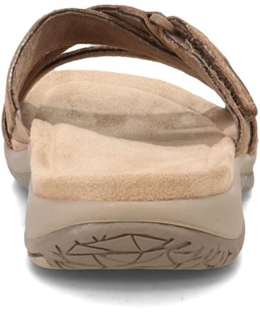 Earth Origins Women's Shantel Sandal - Sustainable Slip Resistant Everyday Sandal | Size 8 | Sedona Brown Synthetic - Buy Online on GoSupps.com