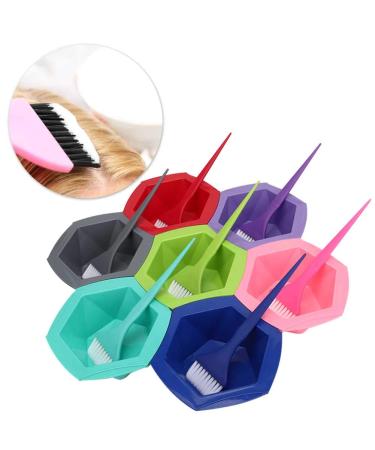 Professional Hair Dye Set: Coloring Brush & Bowl 7-Piece Bleaching & Tint Tools for Salon Quality Results - International Shipping Available - Buy Online on GoSupps.com