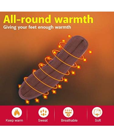 VGEBY Electric Heated Insoles - Rechargeable Winter Foot Warmer for Skiing & Walking - Buy Online on GoSupps.com