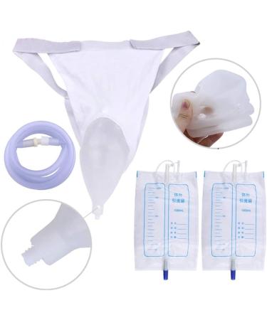 Urinal Pee Holder & 1000ml Urine Leg Bag Cover Kits | Spill Proof Collector for Men & Incontinence Support - Buy Online on GoSupps.com