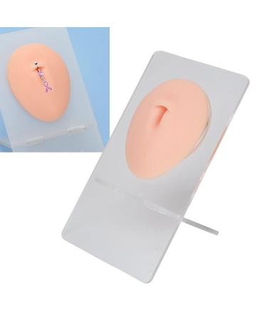 3D Silicone Belly Navel Model - Reusable Soft Elastic Abdominal Piercing Exercise Display (Light Skin) - Ideal for International Shipping - Buy Online on GoSupps.com