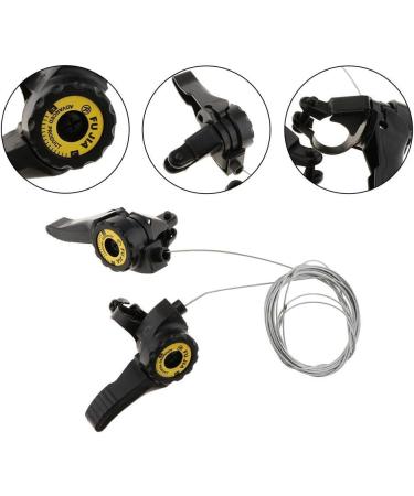 B Baosity 2 Pairs Bike Bicycle Thumb Shifter Levers - Replacement for 3 x 5/6/7 Speeds MTB Bike - Top Mount Shifters - Buy Online on GoSupps.com