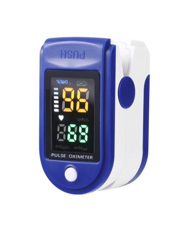 Finger Clip Pulse Oximeter Blood Oxygen Saturation Meter Heart Rate Monitor OLED Monitor Health 4-color Convertible Display LED Screen