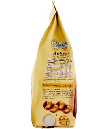  Mulino Bianco Mulino Bianco Lot de 12 biscuits Abbraccic (12 x 350 g) + bloc usy - Buy Online on GoSupps.com