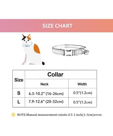 Cat Collar Personalised with Name Tag and Phone Number Engraved for Kitten Puppy (Velvet Rose Gold) - Buy Online on GoSupps.com