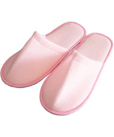 Uni-Wert 10 Pairs Disposable SPA Hotel Slippers Unisex Adult Terry Cloth in Pink (EU 37-44) | Buy Internationally - Buy Online on GoSupps.com