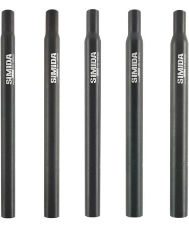 Simida Bike Seat Post 350mm | Aluminum Alloy | 25.4/27.2/28.6/30.4/31.6 | BMX Road Mountain Bicycle Seatpost - Black - Buy Online on GoSupps.com