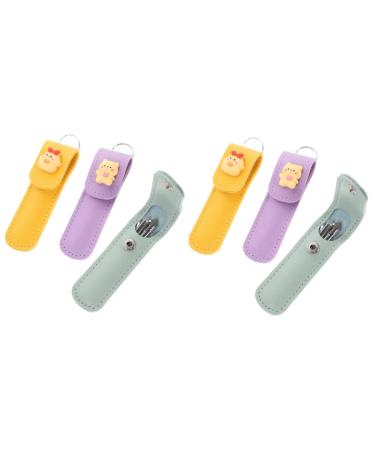 Healifty 6 Sets Earpick Household Cleaning Tools Travel Ear Plugs Headphones Earbuds Ear Wax Removal Kit Portable Ear Picks Ear Scoop Portable Stainless Earpick Stainless Ear Spoon Massage