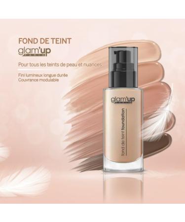  Glam Up Glam'Up Paris Fluid Foundation Dosing Bottle with Pump No. 5 Dark Hale - Buy Online on GoSupps.com