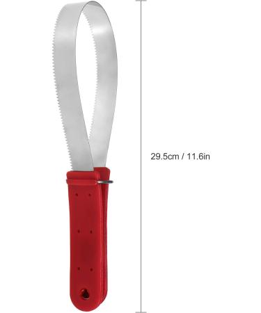 Lixada Stainless Steel Equine Sweat Scraper - Horse Shedding Grooming Tool - Buy Online on GoSupps.com