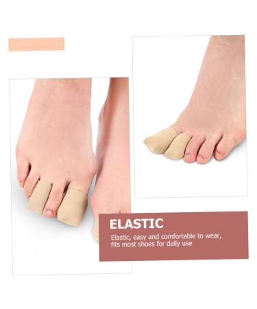 2 Pairs Hand Toe Protector - Soft Silicone & Fabric Toe Sleeves for Hammer Toes | Anti-Wear Open & Closed Toe Caps - Buy Online on GoSupps.com