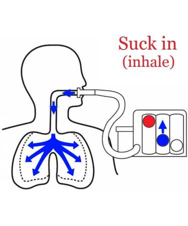 ALRIER Deep Breathing Respiratory Exerciser - Lung Health Breath Measurement System - Buy Online on GoSupps.com