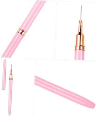 Ipetboom Nail Art Drawing Pen Nail Art Pen Hand Held Mirror Nail Art Polish Pens No Bend Hair Clips Pro Tools Kit U as Acrilicas Nail Tip Brush Nails Gel Major Pink Copper Nail Set 17.9x1cm Pink - Buy Online on GoSupps.com