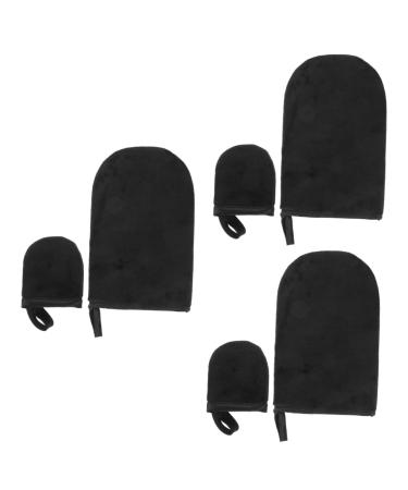 minkissy 3 Sets tanning gloves body lotion applicator face mitt for tanning lotion back tanning mitt self tanner mitt face tan mitt soft tanning mitt back lotion flocking pe Nail supplies