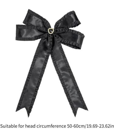 Limtula Pleated Trim Bowknot Shape Hairpin for Teenager Girl Elegances Charm Ribbon Hair Barrettes for Sweet Hair Styling Tool White 6 - Buy Online on GoSupps.com