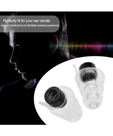 High-Fidelity Sonew Earplugs for Noise Reduction | Hypoallergenic Soft Silicone Hearing Protection for Concerts Musicians Shooting & Hunting - Black (Includes Case) - Buy Online on GoSupps.com