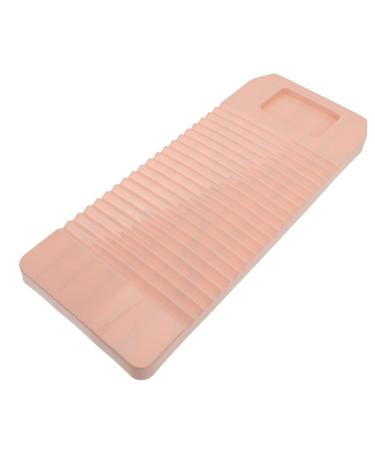 FOMIYES Washboard Washing Scrubbing Board Washing Clothes Board Plastic Clothes Washing Board Hand Washing Board Household Wash Board Home Wash Board Plastic Wash Board Home Washing Board Pink 45.5x18cm
