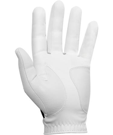 FootJoy Men's Weathersof Golf Glove - Premium White/Black | Top Choice for Comfort & Grip - Buy Online on GoSupps.com