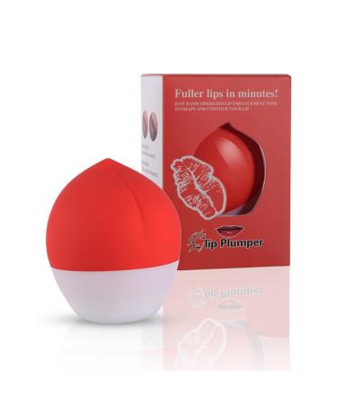 FERNIDA Lip Plumpers Tool Lips Care Enhancer Fuller Thicker Mouth Pumps Fastly Lip Plumping Bigger Device Peach Red