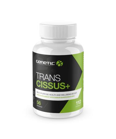 Genetic Supplements - Trans Cissus - Joint Care Supplements - Antioxidant Supplement - Sports Recovery - 112 Capsules
