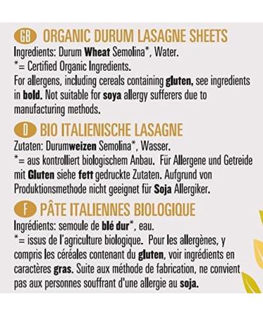 Biona White Wheat Lasagna 250 g - Buy Online on GoSupps.com