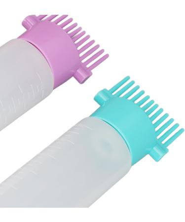 Huairdum Hair Oil Applicator Versatile Squeeze 6 Oz Root Comb Applicator Bottle for Salon - Buy Online on GoSupps.com