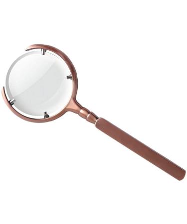 Magnifying Glasses for Hobbies Reading Magnifier Handheld Magnifying Glass 10x Optical Lens Old Man Reading Reading Newspaper Reading Antique Calligraphy and Painting Appreciation Vision