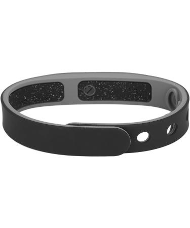 Customizable Black Silicone Anti-Static Bracelet - Versatile Easy to Use & Negative Ion Technology - Buy Online on GoSupps.com