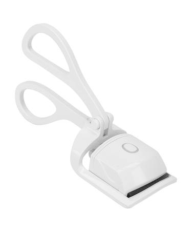 Verdant Touch Electric Heated Eyelash Curler Electric Heated Eyelash Curler USB Rechargeable Fast Heating Makeup Tool for Women Pearl White